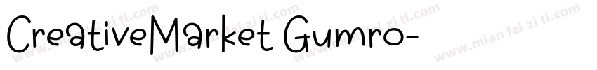 CreativeMarket Gumro字体转换